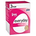 thumbnail image 2 of L'eggs Everyday Control Top Pantyhose, Sheer, 3 Pair, Jet Black, Size B, 2 of 4