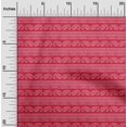 thumbnail image 1 of oneOone Viscose Jersey Fabric Stripe & Paisley Block Decor Fabric Printed BTY 60 Inch Wide, 1 of 5