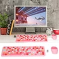 thumbnail image 4 of 2.4G Wireless Keyboard and Mouse Combo, 110 Keys Full Size Ergonomic Retro Design, Silent Mute Keys, Plug & Play for PC,Mac,Laptop No Driver Needed, 4 of 7