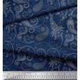 thumbnail image 3 of Soimoi Poly Georgette Fabric Floral & Paisley Print Fabric by The Yard 52 Inch Wide, 3 of 3