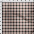thumbnail image 3 of oneOone Polyester Lycra Fabric Tartan Check Print Fabric BTY 56 Inch Wide, 3 of 4