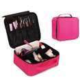 thumbnail image 1 of Coofit Makeup Bag Portable Lightweight Dual Layer Cosmetic Bag Toiletry Bag for Travel, 1 of 6