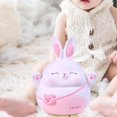 thumbnail image 3 of GROWTH TANK Rabbit Money Bank Animal Bunny Statue Container Ornament Figures Saving Box Case White M, 3 of 8