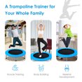 thumbnail image 5 of Patiojoy Mini-Trampoline Pliant de 38 Pouces Trampoline de Rebond Portable avec Rembourrage et Ressorts Bleu, 5 of 5
