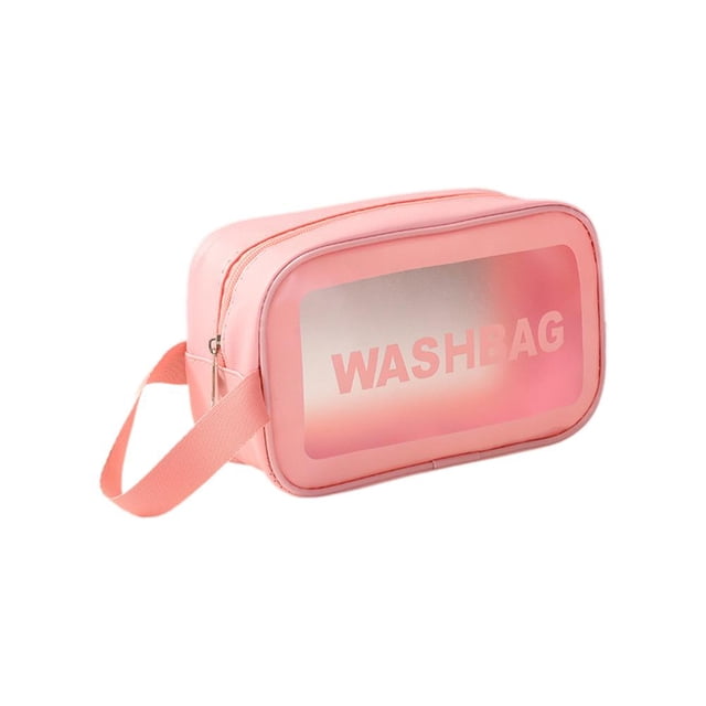 Bathroom Organizer Clear Bag Waterproof Travel Make Bags Storage Cosmetic M0R4