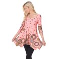 thumbnail image 2 of White Mark Tunique pour Femmes à Manches 3/4 en Jersey, 2 of 5