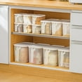 thumbnail image 5 of Bdday Kitchen Organizers and Storage Plastic Storage Bins with Lids – Kitchen Organization Or Pantry Storage – Fridge/Cabinet Organizers Kitchen Containers, 5 of 5