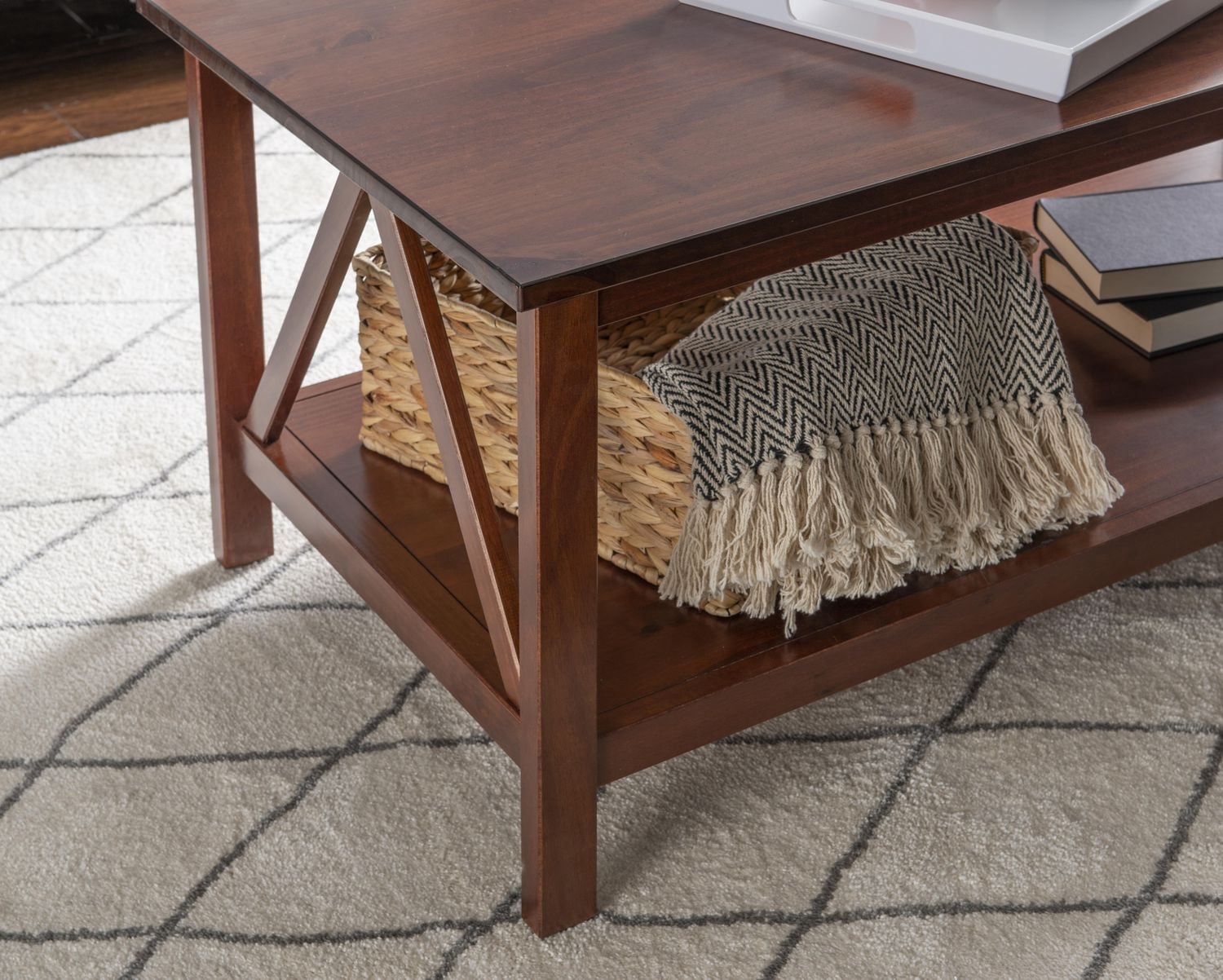 Edgewood Antique Tobacco Coffee Table