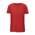 thumbnail image 3 of DDAPJ pyju T-shirts pour Femmes Grande Taille Unis Basiques d'Été Col Rond Manches Courtes Hauts Tee Unis Décontractés Blouse d'Entraînement Ventes Prime Rouge TTG, 3 of 4