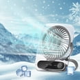 thumbnail image 2 of Sentmoon Desk Fan Small Desk Fan Wall Mounted Or Standing Portable Fan USB Rechargeable Fan Multi-Gear Speeds Suitable for Travel Home Office and Bedroom Use, 2 of 9