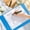Blue, variant on A4 Writing Board Desk Pad for Students Exam Writing Pad Plastic Desk Mat for Handwriting Drawing and Crafts - Smooth Surface Clipboard Substitute for Home Office Desk Protection Homework Drawing Boar