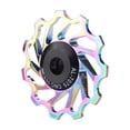 thumbnail image 1 of Bicycle Ceramic Bearing Rear Guide Wheel 11 Teeth 13 Teeth Lightweight Aluminum Alloy Guide Wheel Bike Transmission, 1 of 8