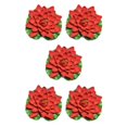 thumbnail image 1 of QualitChoice Artificial Lotus Replacement Simulation Outdoor Garden Park Pond Pool Photography Fake Water Flower Decor Red 5PCS, 1 of 6