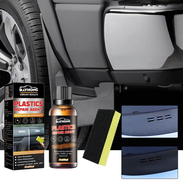 Rénovateur Plastique Auto – Nettoyant Brillant Longue Durée, Effet Noir Profond, Made In UK !