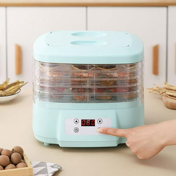 Machine de Lyophilisation pour Aliments pour la Maison, Débit d'Air à 360°, Machine de Séchage des Aliments avec 6 Plateaux, Déshydrateur pour Aliments avec Minuterie Numérique Réglable et Contrôle de la Température
