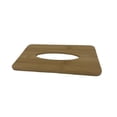 thumbnail image 5 of Mainstays Black Rectangular Tissue Box Holder with Bamboo Lid, 9.8" x 5.5", 5 of 5