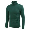 thumbnail image 2 of INSPIRE CHIC Men's Pullover Turtle Neck Long Sleeves Stretchy Slim Fit Tops, 2 of 7