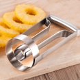 thumbnail image 3 of Fruit Slicer,Delaman Stainless Steel Pineapple Peeler Cutter Fruit Slicer Core Remover Kitchen Tool Kitchen Accessories, 3 of 8