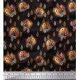 thumbnail image 1 of Soimoi Rayon Fabric Feather & Bird Cartoon Printed Craft Fabric by The Yard 56 Inch Wide, 1 of 3