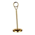 thumbnail image 4 of Stainless Table Number Holder Sign Holder stainless steel with Photo Stand for Hotel Golden 15cm, 4 of 9