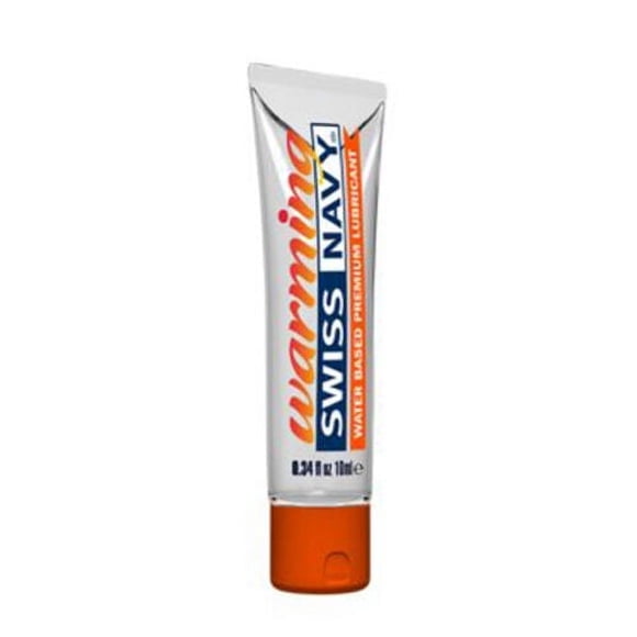 Swiss Navy Lubrifiant Chauffant, Lubrifiant Personnel à Base d'Eau pour Hommes, Femmes et Couples, 1 fl Oz