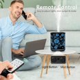 thumbnail image 2 of Essential Oil Diffuser, 400ml Metal Aroma Diffuser with Remote, Ultrasonic Aromatherapy Oil Diffuser, Small Air Humidifier Vaporizer Diffuseur D'huile Essentiel with Timer, 7 LED Light (Rose Iron), 2 of 7