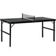 thumbnail image 1 of Soozier Mini Table de Tennis, Table de Ping-Pong Pliante en Aluminium, 1 of 9