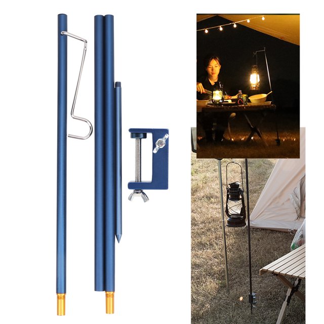 Portable Aluminium Alloy Light Stand, Dual Use, Easy to Install With Storage Bag, Ideal for Outdoor Camping