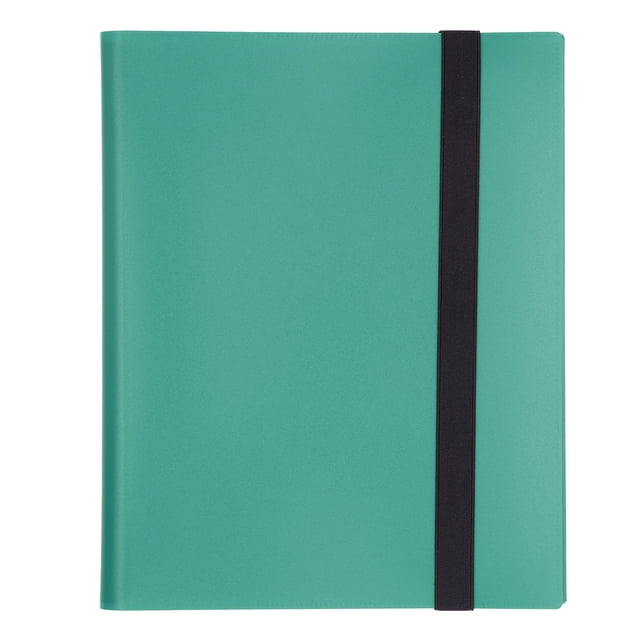 Trading Card Binder, Card Binder PP Material Colored Cover For Home For Game Card Green