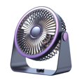 thumbnail image 1 of Small Desk Fan,Personal Fan Rechargeable,Small Tabletop Fan,USB Air Circulation Fan Eddy Rechargeable Night Light Desktop Electric Fan Portable Wall Mounted Fan for Student Dormitories, 1 of 7