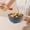 Blue, variant on No Break Bowl Large Capacity Soup Bowl Microwave Dishwasher Safe Tableware