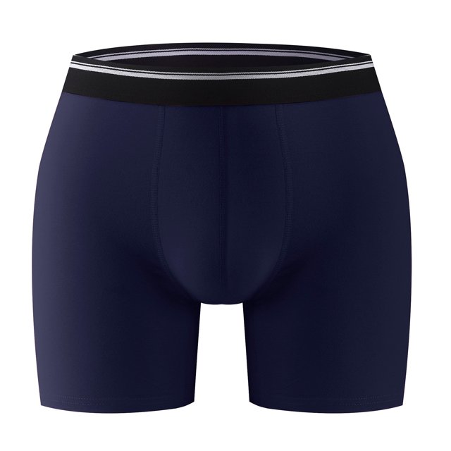 Mens Fallow Ventilate Cotton Underwear Solid Color Open Boxers