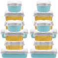 thumbnail image 4 of Miangastore 40 Sets Aluminum Foil Pans Baking Cake Pans Disposable Pudding Baking Pans with Lid, 4 of 8