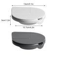 thumbnail image 4 of bedienty Ashtray Under Table 360 Degree Rotatable Ashes Holder Car Kitchen Container Case Desk Bottom Ash Tray with Lid White 1Set, 4 of 6