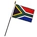 thumbnail image 3 of Standard Drapeaux de Qualité une Douzaine Drapeau Bâton d'Afrique du Sud, 4 par 6 Pouces, 3 of 3