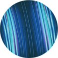 thumbnail image 1 of Ahgly Company Machine Washable Indoor Round Transitional Deep Sky Blue Area Rugs, 8' Round, 1 of 7