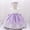 Purple, variant on Baby Girls Dresses Pageant Baptism Lace Dress Bowknot Flower Wedding Christening Tutu Gown First Birthday Outfit