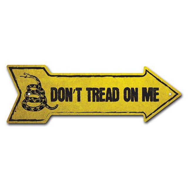 SignMission P-ARROW10-999891 Panneau Flèche 10 x 30 Po. Large Ne Marche Pas sur Moi