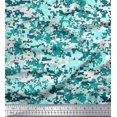 thumbnail image 1 of Soimoi Rayon Crepe Fabric Two Tone Camouflage Print Fabric by the Yard 46 Inch Wide, 1 of 3