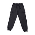 thumbnail image 3 of Ceisia Men Solid Color Loose Casual Pants Elastic Waist Drawstring Sports Gift Work Trousers, 3 of 9