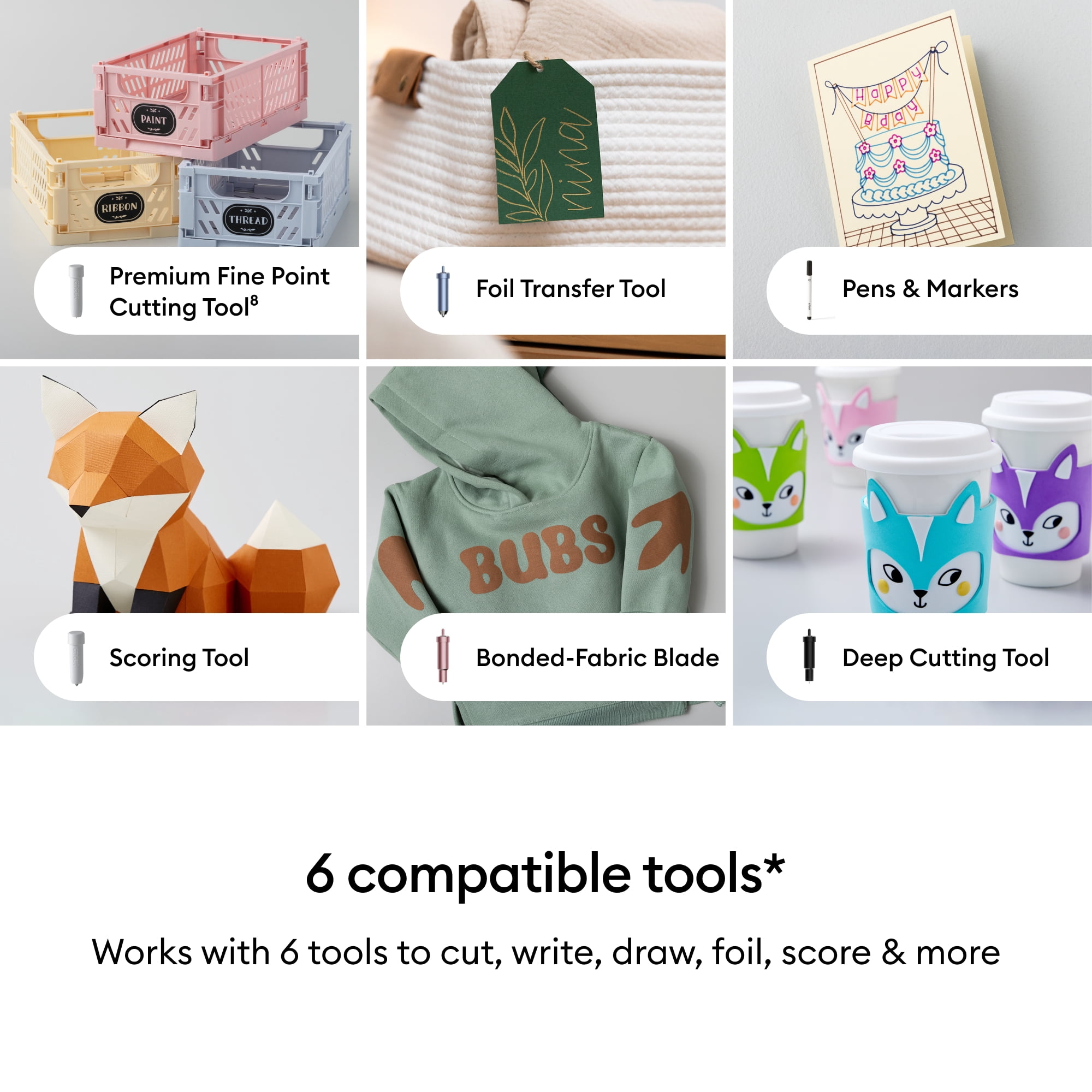 Cricut Explore™ 5 Machine De Découpe Ensemble de démarrage, Taupe