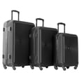 thumbnail image 1 of Jetstream 3-Piece Hardside Luggage Set, 20/24/28 in, Black, 1 of 13