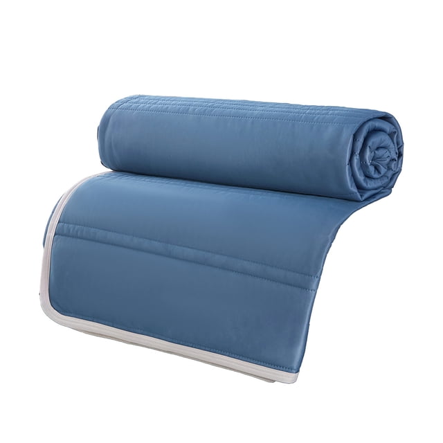 Btomtd Double Bedding Quilt Summer Cooler Quilt Suitable For All Seasons Soft Cover Quilt 39 Inches By 59 Inches, Navy