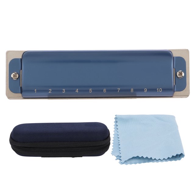10 Hole Harmonica, Fuller Sound Aging Prevention Diatonic Harmonica For Playing Blue