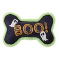 thumbnail image 1 of Vibrant Life Halloween 8.5in Squeaky Plush Dog Toy, Boo Bone, 1 of 4