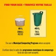 thumbnail image 3 of Glad Certified Compostable Bags - Tall 49 Litres -, 3 of 5