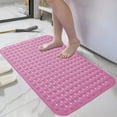 thumbnail image 1 of Non-Slip Bathroom Mat, Suction Cup Floor Mat, Waterproof Textured Surface, for Wet Rooms, Kitchen Entryway, Anti-Fall Safety Mat, Heavy-Duty Rubber Material, Easy Clean Design, Home JACSZPA, 1 of 7