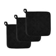thumbnail image 1 of Kitchen Pot Holders Set - 3 Padded Cloth Potholders for Cooking and Baking Washable and Durable Heat Accessories, 1 of 3