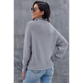 thumbnail image 3 of Women's Oversized Chunky Batwing Long Sleeve Turtleneck Sweater, 3 of 11