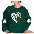 thumbnail image 4 of FAIWAD Womens St. Patrick's Day Sweatshirts Long Sleeve Round Neck Drop Shoulder Loose Pullover Sweatshirts, 4 of 4